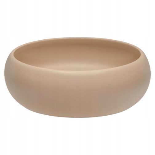 KASZMIROWA RYFLOWANA szafka NOVA CASHMERE z umywalką i blatem WHITE 50 cm - Meble łazienkowe COMAD