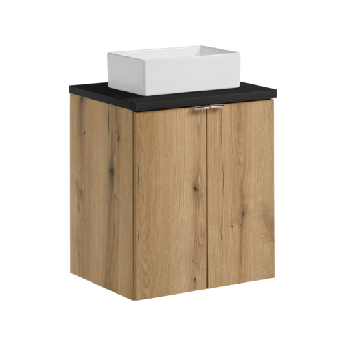 szafka z blatem i umywalką NOVA OAK 50 cm - Meble łazienkowe COMAD