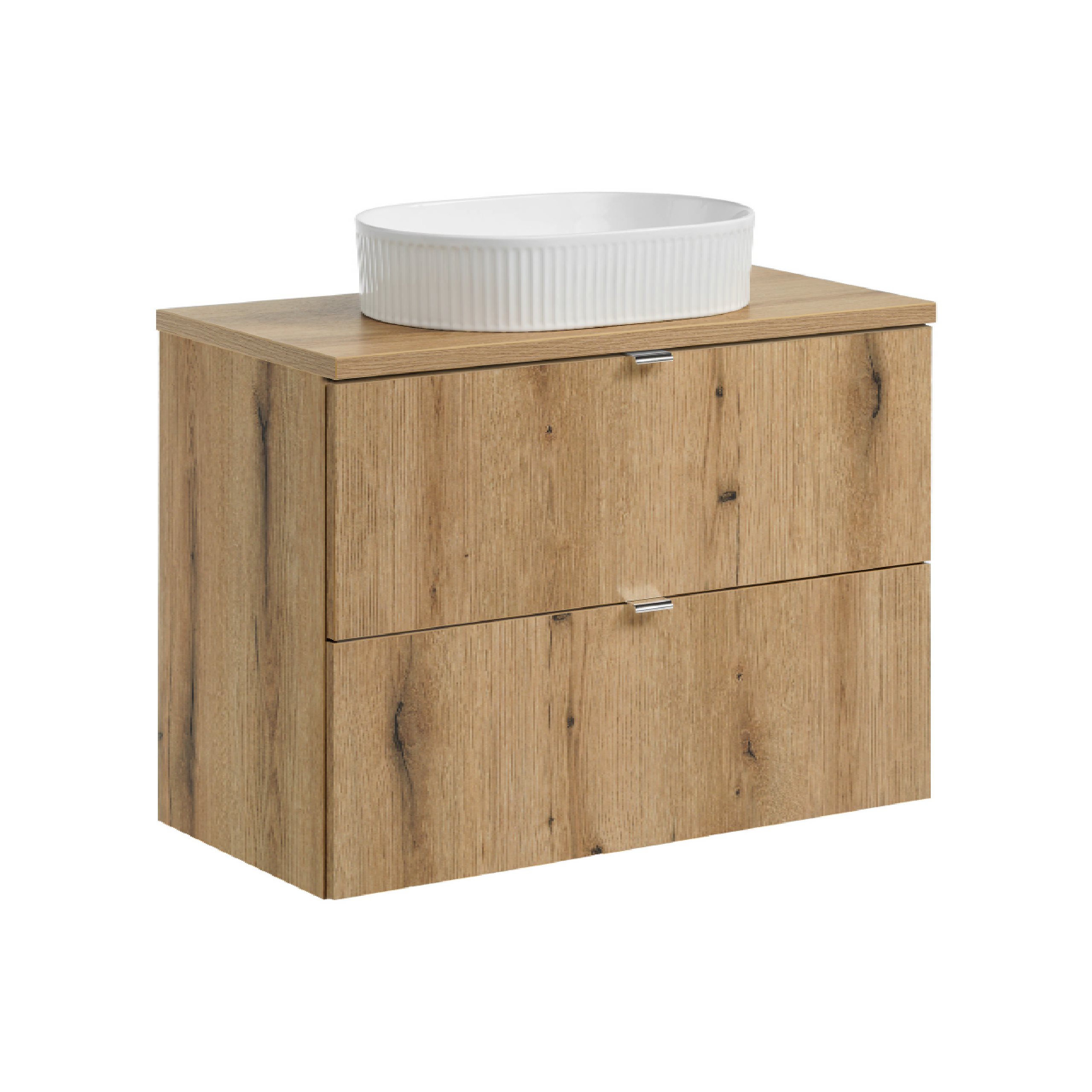 Szafka z blatem i umywalką NOVA OAK 80 cm