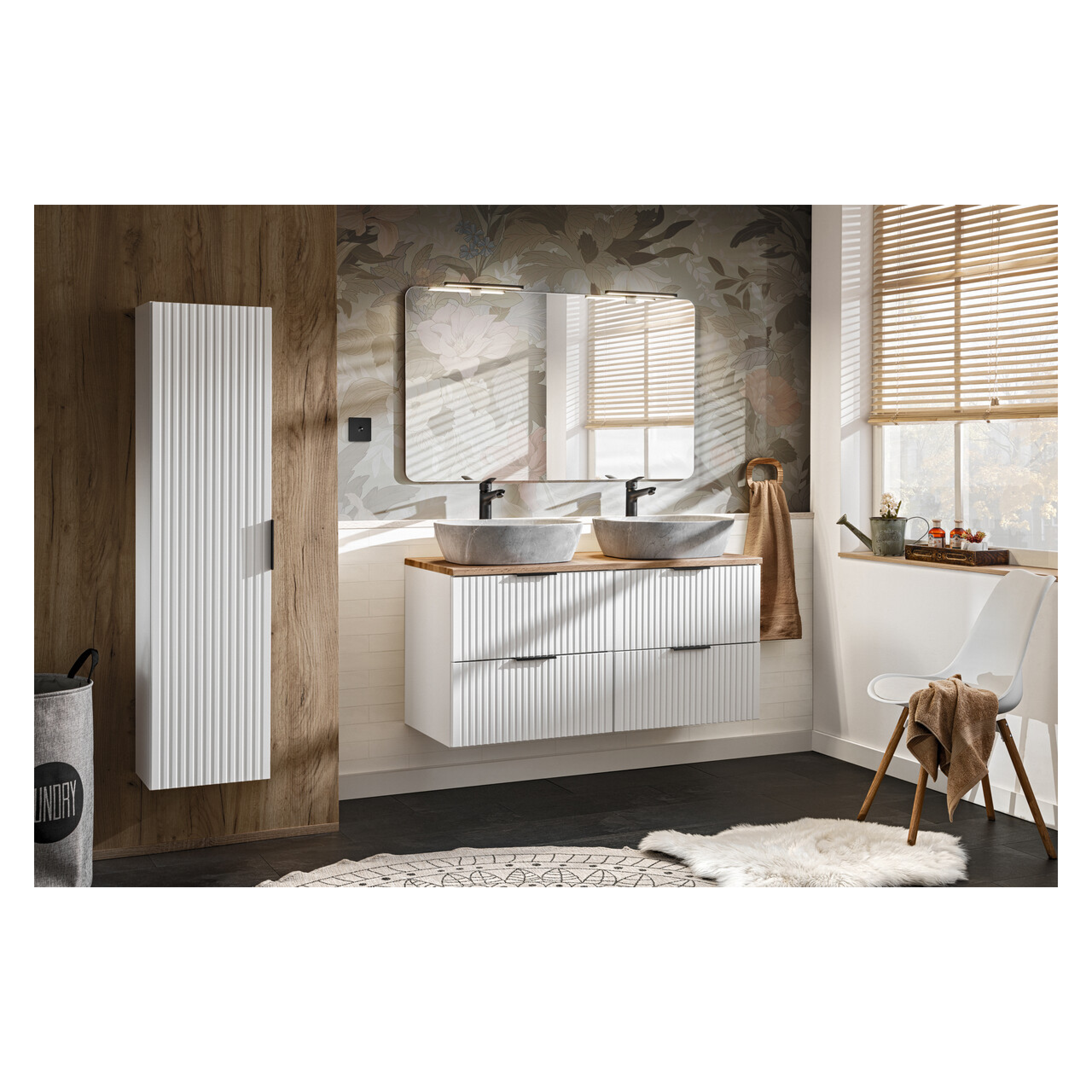 Zestaw meblowy ADEL WHITE 120 cm - Meble łazienkowe COMAD