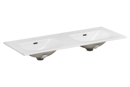 Zestaw z szafką i słupkiem ADEL WHITE 120 cm - Meble łazienkowe COMAD