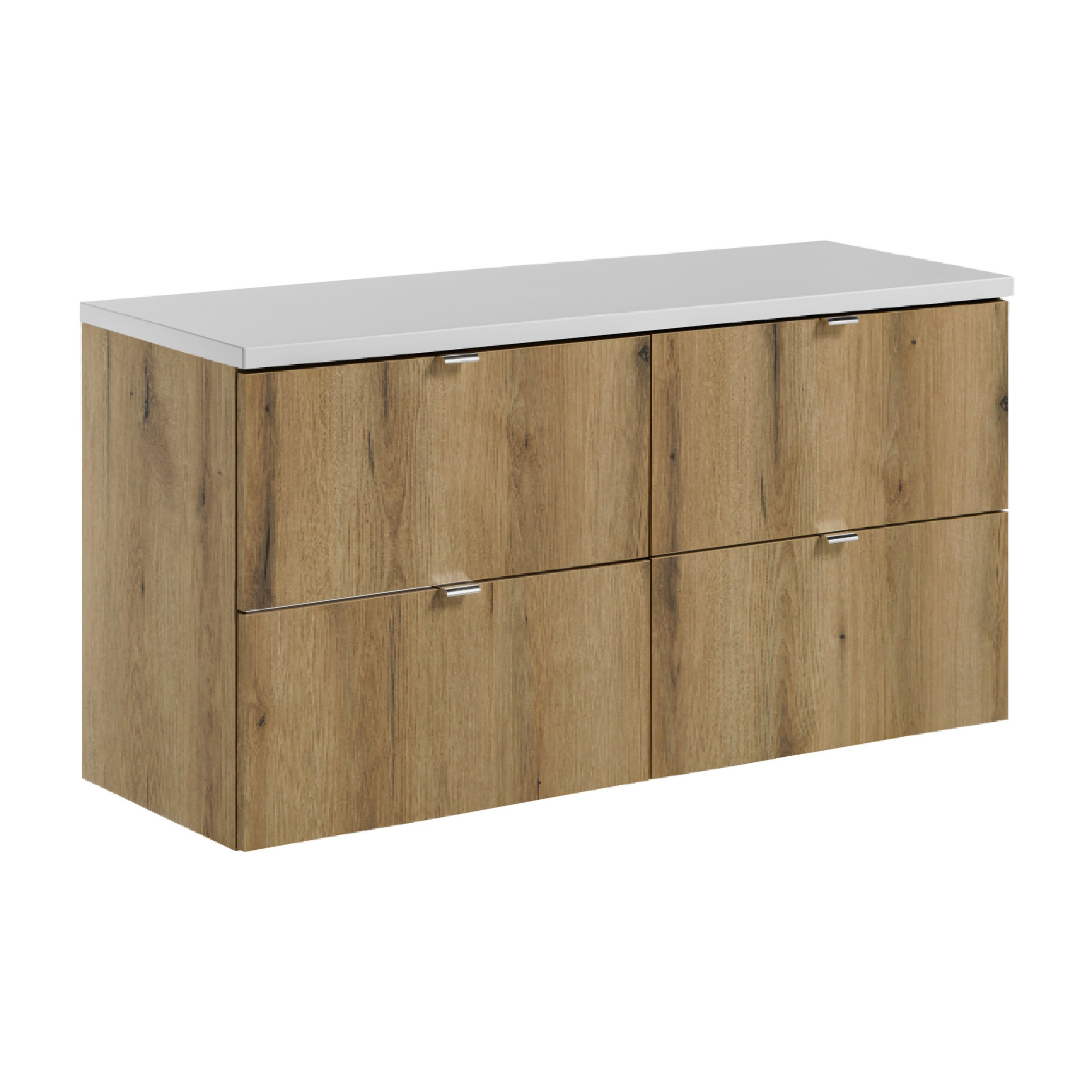 Zestaw z szafkami i blatem NOVA OAK 120 cm