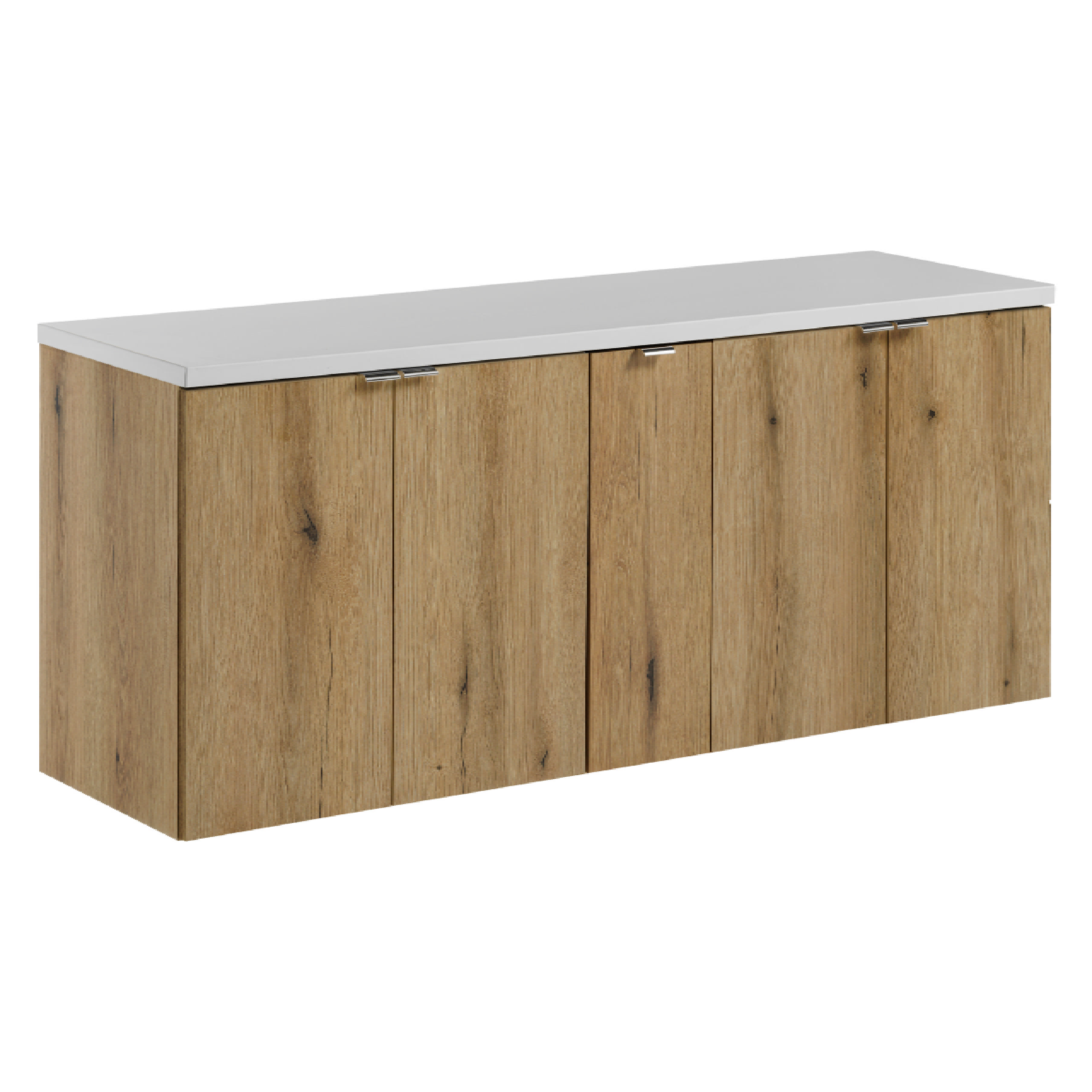 Zestaw z szafkami i blatem NOVA OAK 140 cm