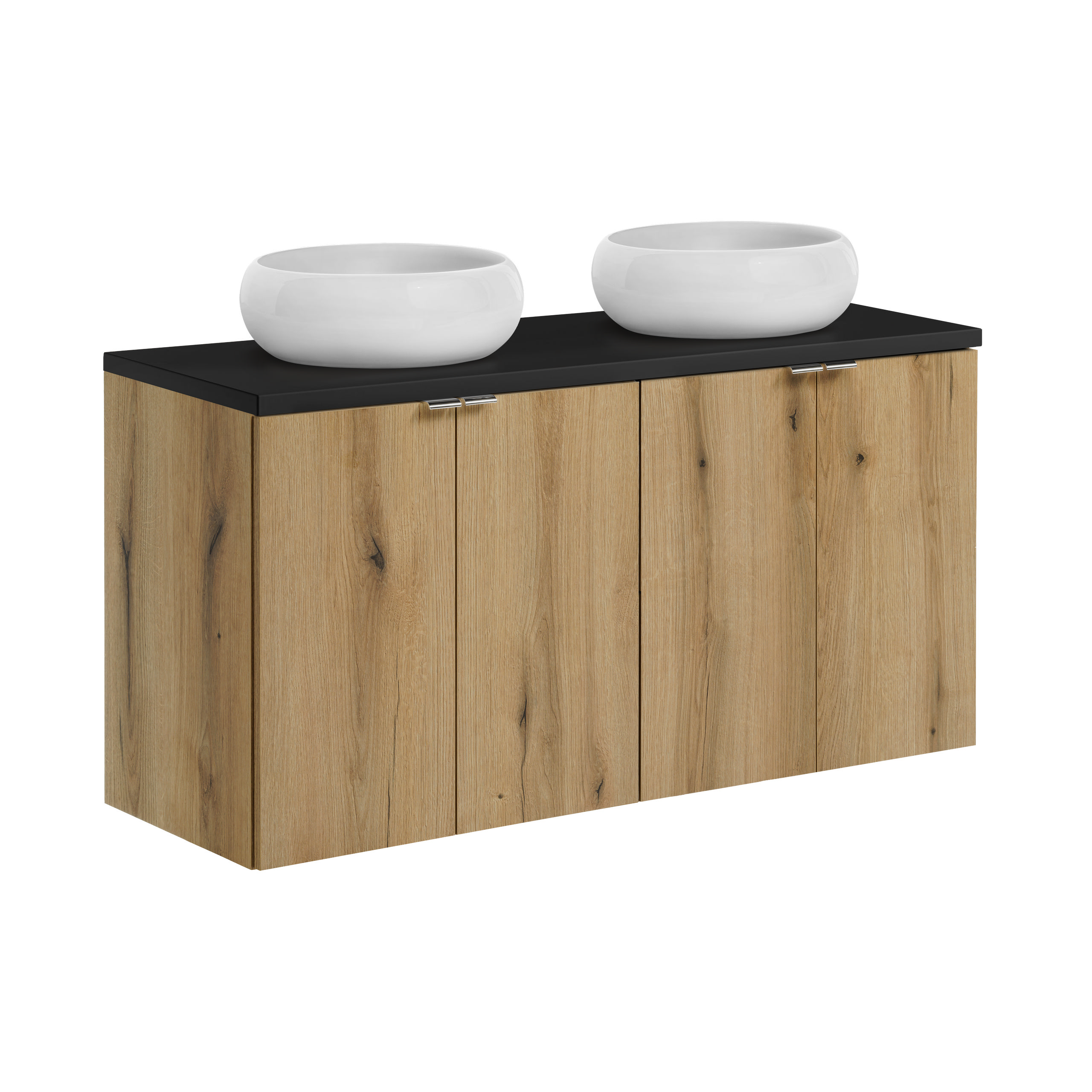 Zestaw z umywalką i blatem NOVA OAK 120 cm
