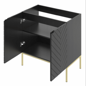 Szafka pod umywalkę ASPEN 80 cm złote nóżki - Meble łazienkowe MEGSTYL