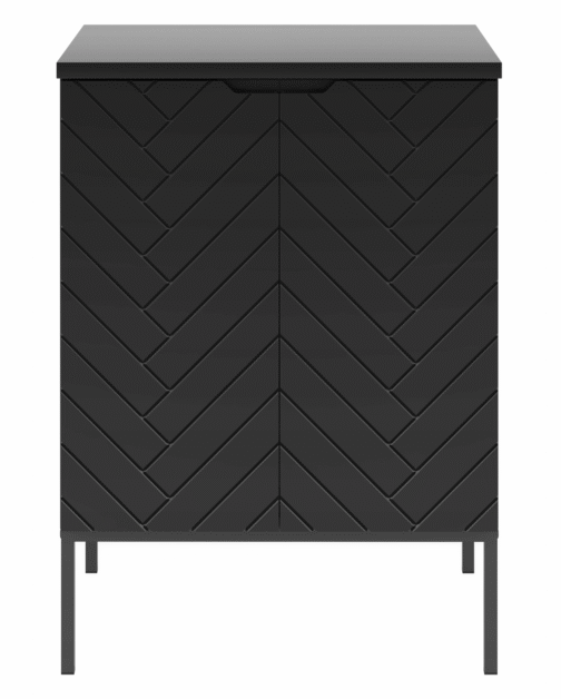 Szafka z blatem ASPEN 60 cm czarne nóżki - Meble łazienkowe MEGSTYL