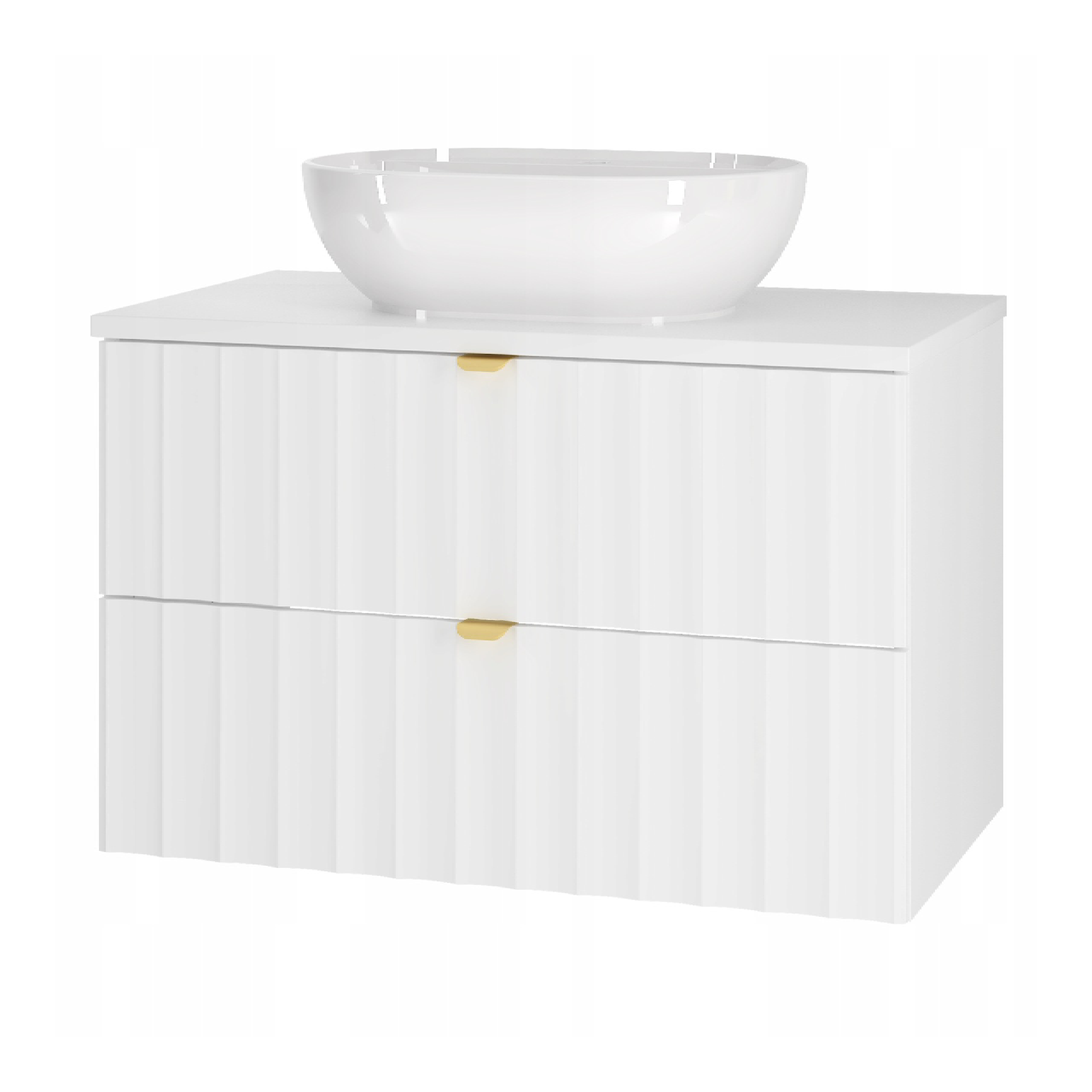 Szafka z umywalką i blatem ARCOS-07-BM 80 cm