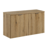 zestaw mebli 100 cm NOVA OAK z szafkami 82-50-2D Dąb COAST EVOKE i blatem - Meble łazienkowe COMAD