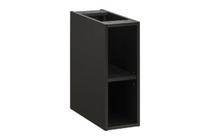 Zestaw z blatem i regałem ADEL BLACK 80 cm - Meble łazienkowe COMAD