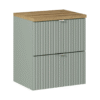 Szafka z blatem LINE REED GREEN 82-50-2S - Meble łazienkowe COMAD