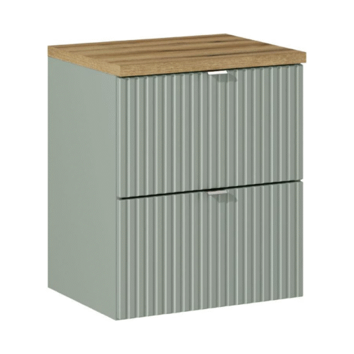 Szafka z blatem LINE REED GREEN 82-50-2S - Meble łazienkowe COMAD