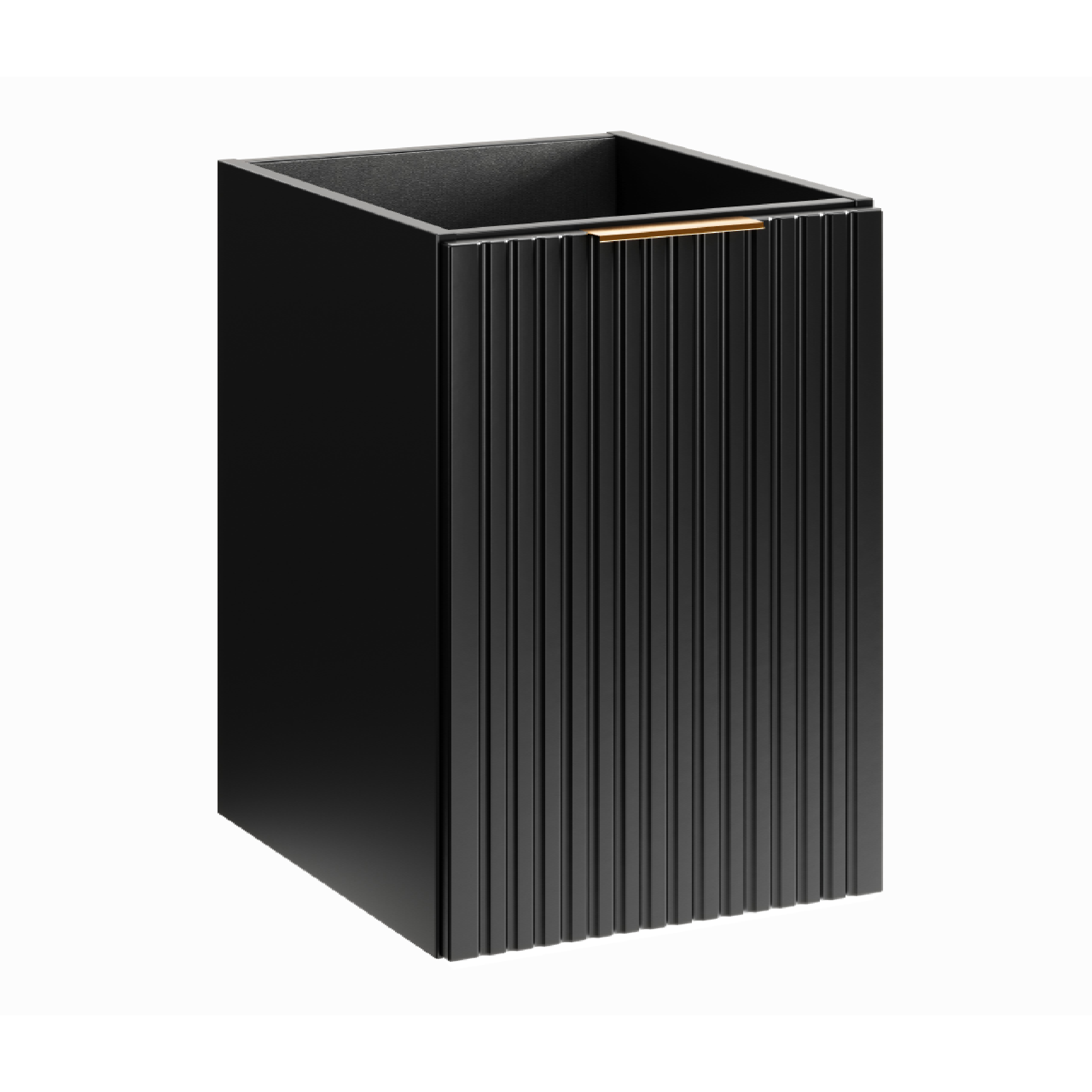 Szafka pod blat ADEL BLACK 81-40 z koszem