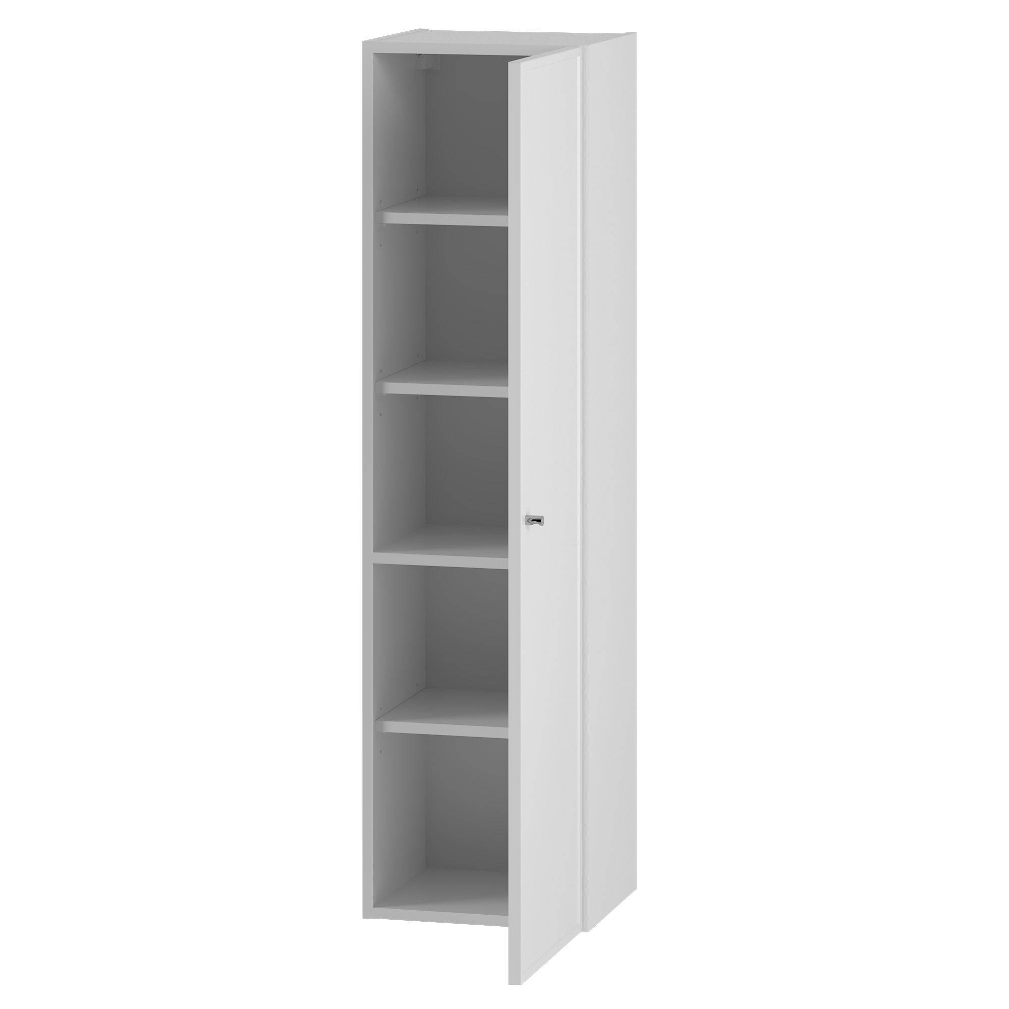 Słupek łazienkowy MARCO 130 cm BIAŁY MAT