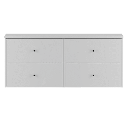 Szafka MARCO z blatem 120 cm BIAŁY MAT - Meble łazienkowe MEGSTYL