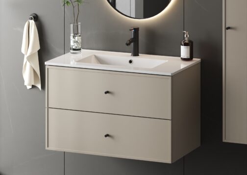 Szafka MARCO pod umywalkę 80 cm KASZMIR - Meble łazienkowe MEGSTYL