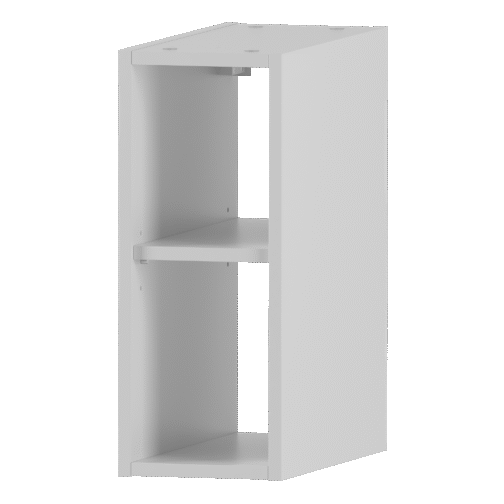 Szafka WOOD z blatem regałem 80 cm BIAŁY MAT - Meble łazienkowe MEGSTYL