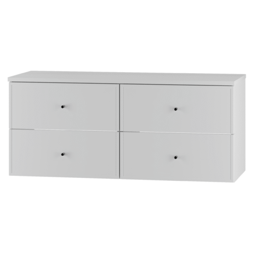 Szafka MARCO z blatem 120 cm BIAŁY MAT - Meble łazienkowe MEGSTYL