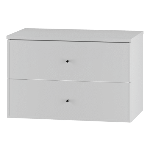 Szafka MARCO z blatem 80 cm BIAŁY MAT - Meble łazienkowe MEGSTYL