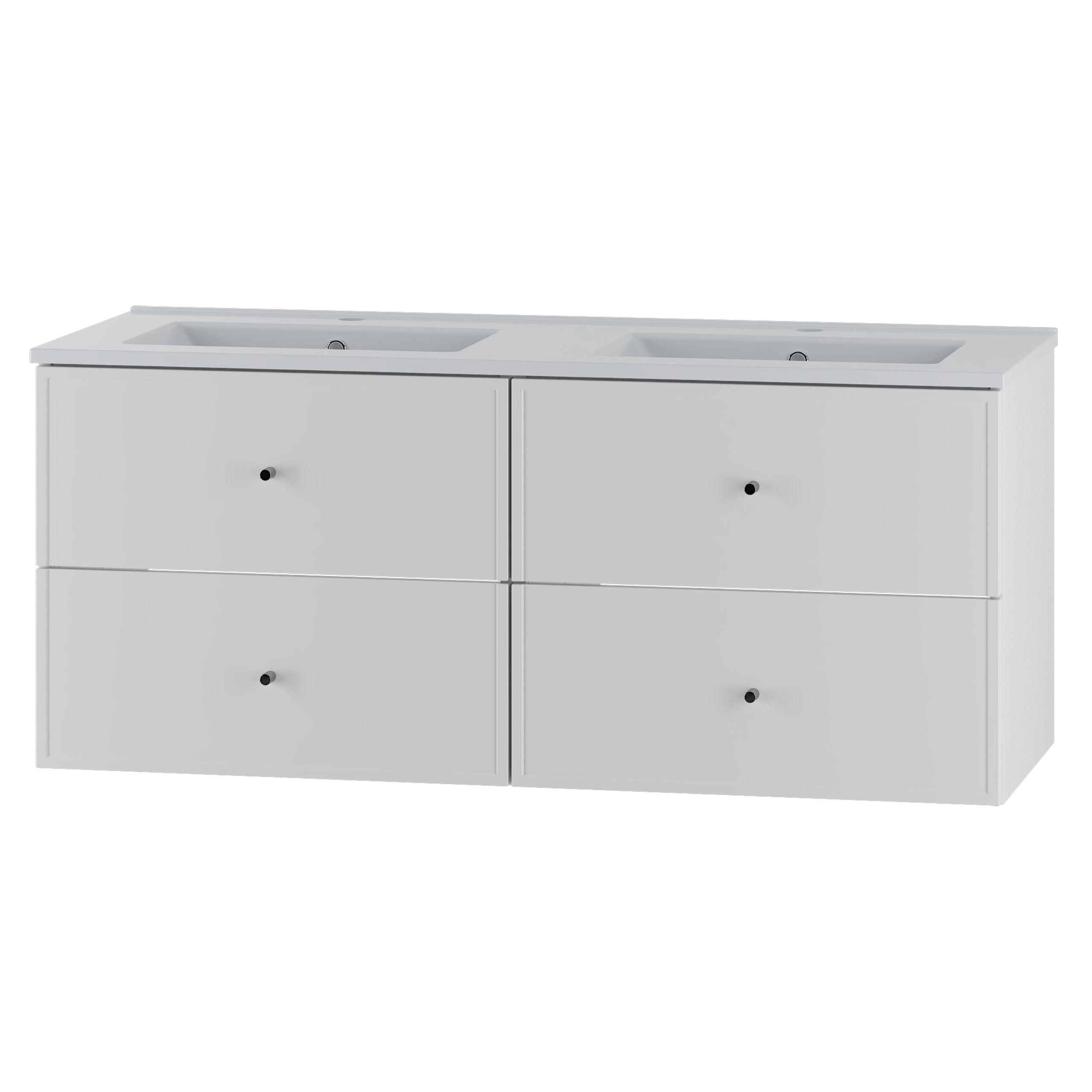Szafka MARCO z umywalką 120 cm BIAŁY MAT