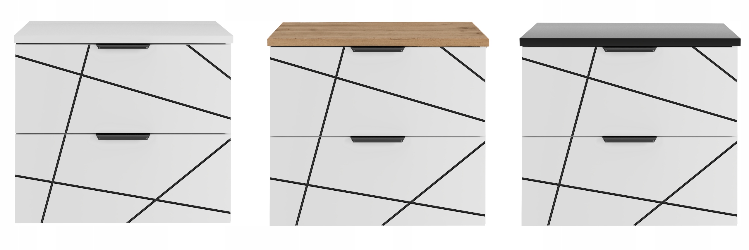 Szafka WOOD z blatem 60 cm BIAŁY MAT - Meble łazienkowe MEGSTYL