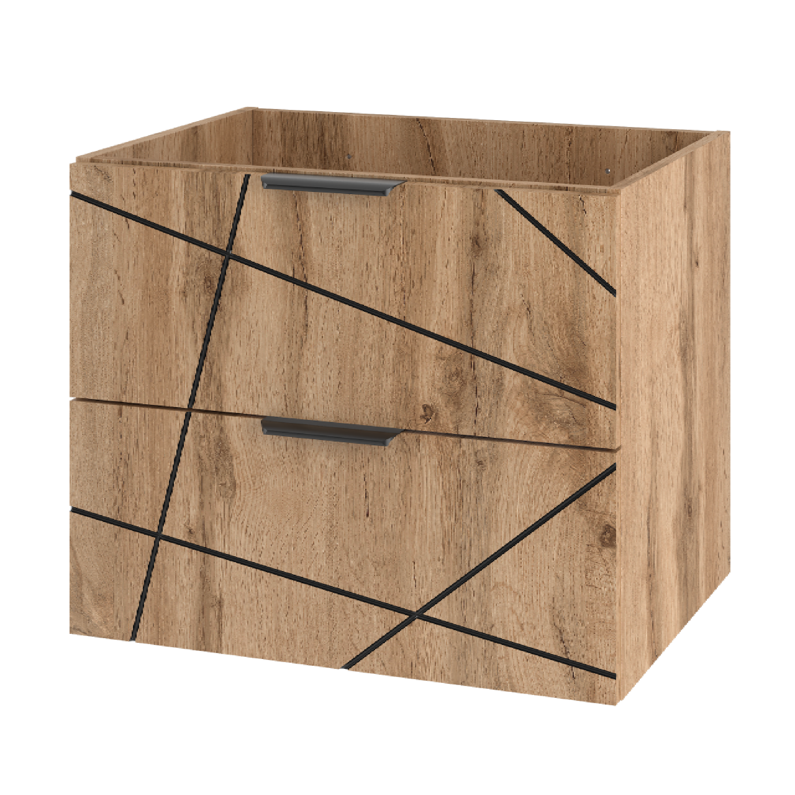 Szafka pod umywalkę WOOD 60 cm DĄB WOTAN