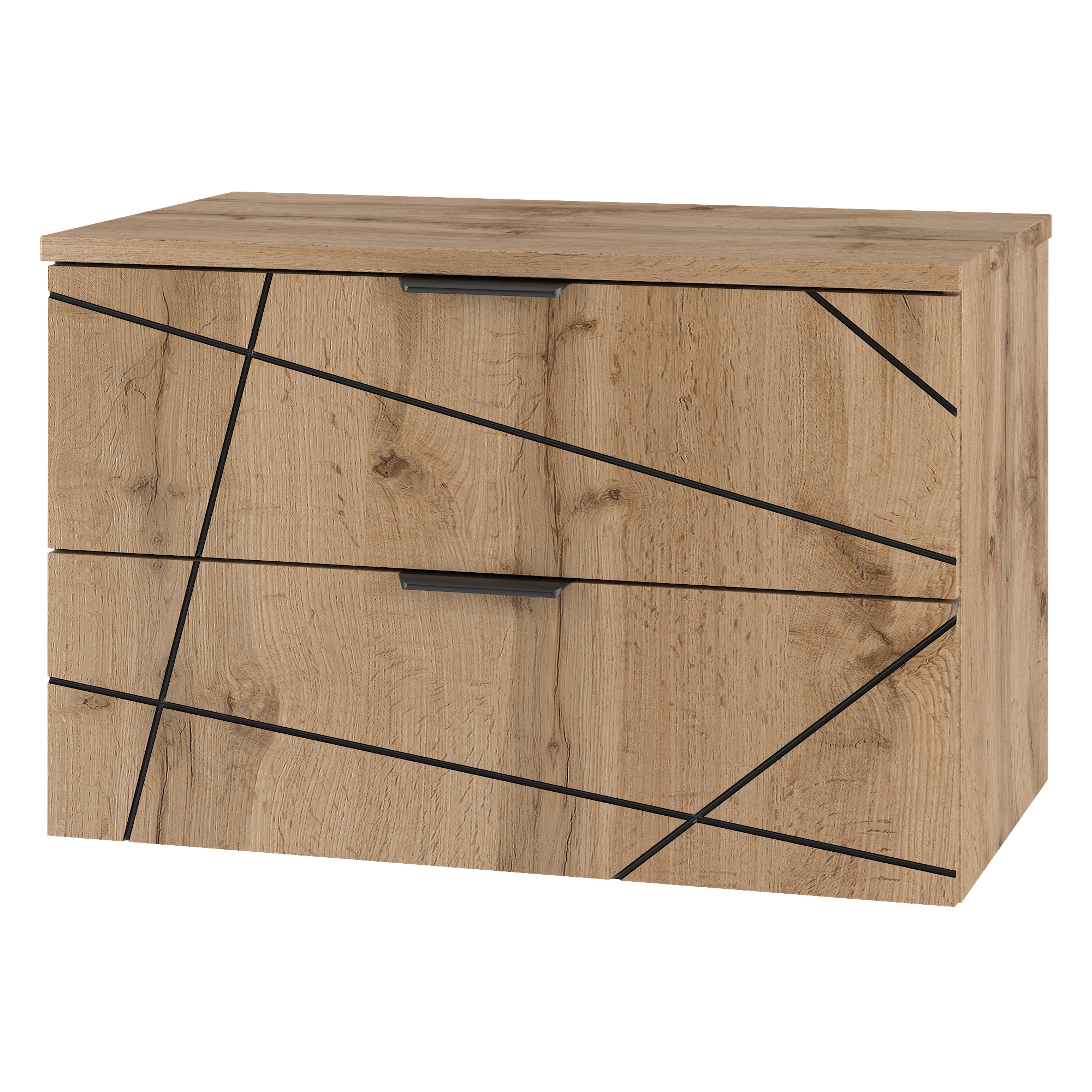 Szafka WOOD z blatem 80 cm DĄB WOTAN