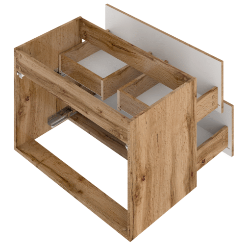 Szafka pod umywalkę WOOD-01 - Meble łazienkowe MEGSTYL