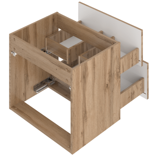 Szafka pod umywalkę WOOD-02 - Meble łazienkowe MEGSTYL