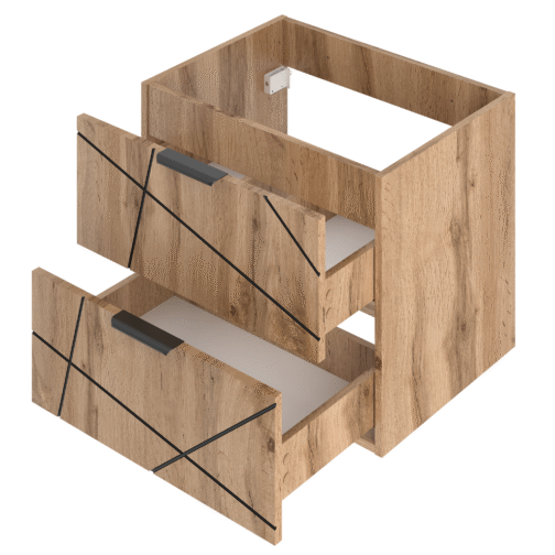 Szafka pod umywalkę WOOD-02 - Meble łazienkowe MEGSTYL