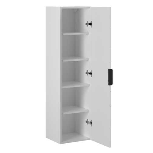 Słupek łazienkowy WOOD 130 cm BIAŁY MAT - meble łazienkowe MEGSTYL