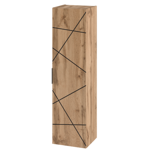 Wysoki słupek łazienkowy WOOD-03 - meble łazienkowe MEGSTYL