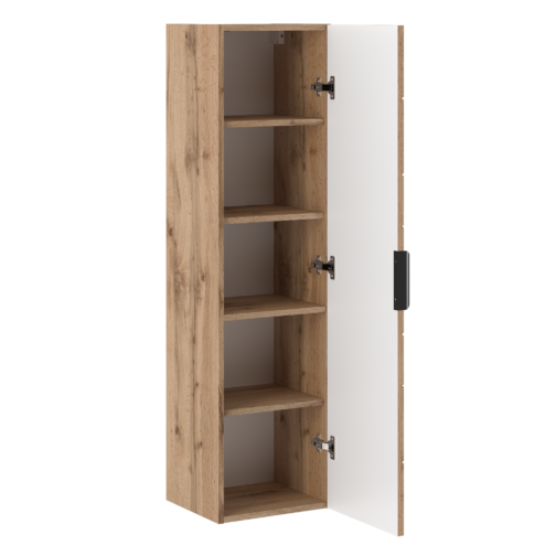 Wysoki słupek łazienkowy WOOD-03 - meble łazienkowe MEGSTYL