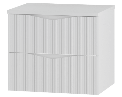 Szafka CLEO z blatem 60 cm BIAŁY MAT - Meble łazienkowe MEGSTYL