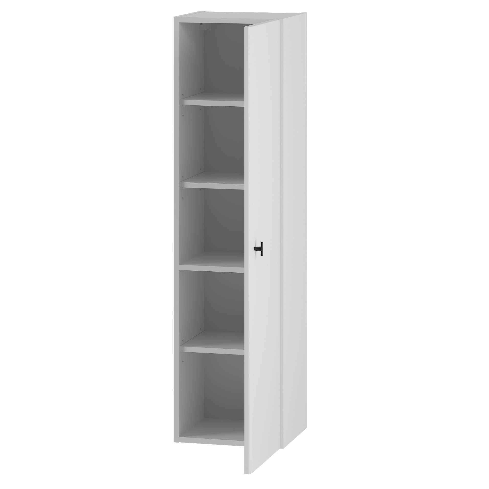 Słupek łazienkowy RAY 130 cm BIAŁY MAT