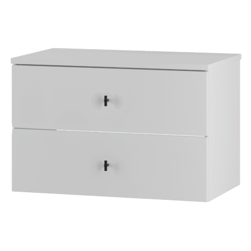 Szafka RAY z blatem 80 cm BIAŁY MAT - obrazek 5