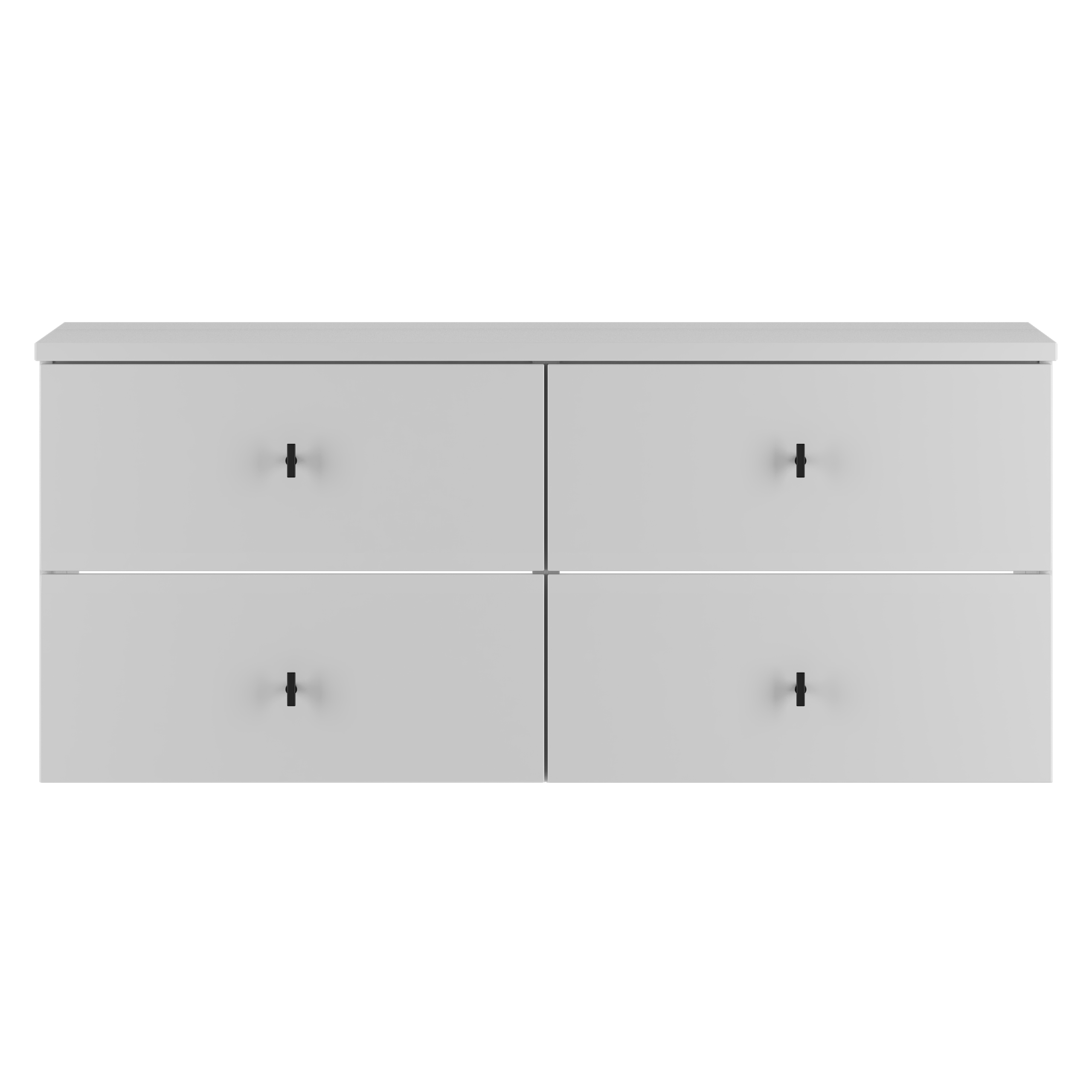 Szafka RAY z blatem 120 cm BIAŁY MAT