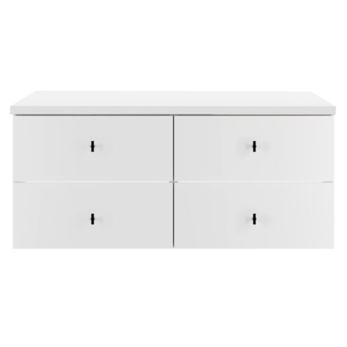 Szafka RAY z blatem 120 cm BIAŁY MAT - Meble łazienkowe MEGSTYL