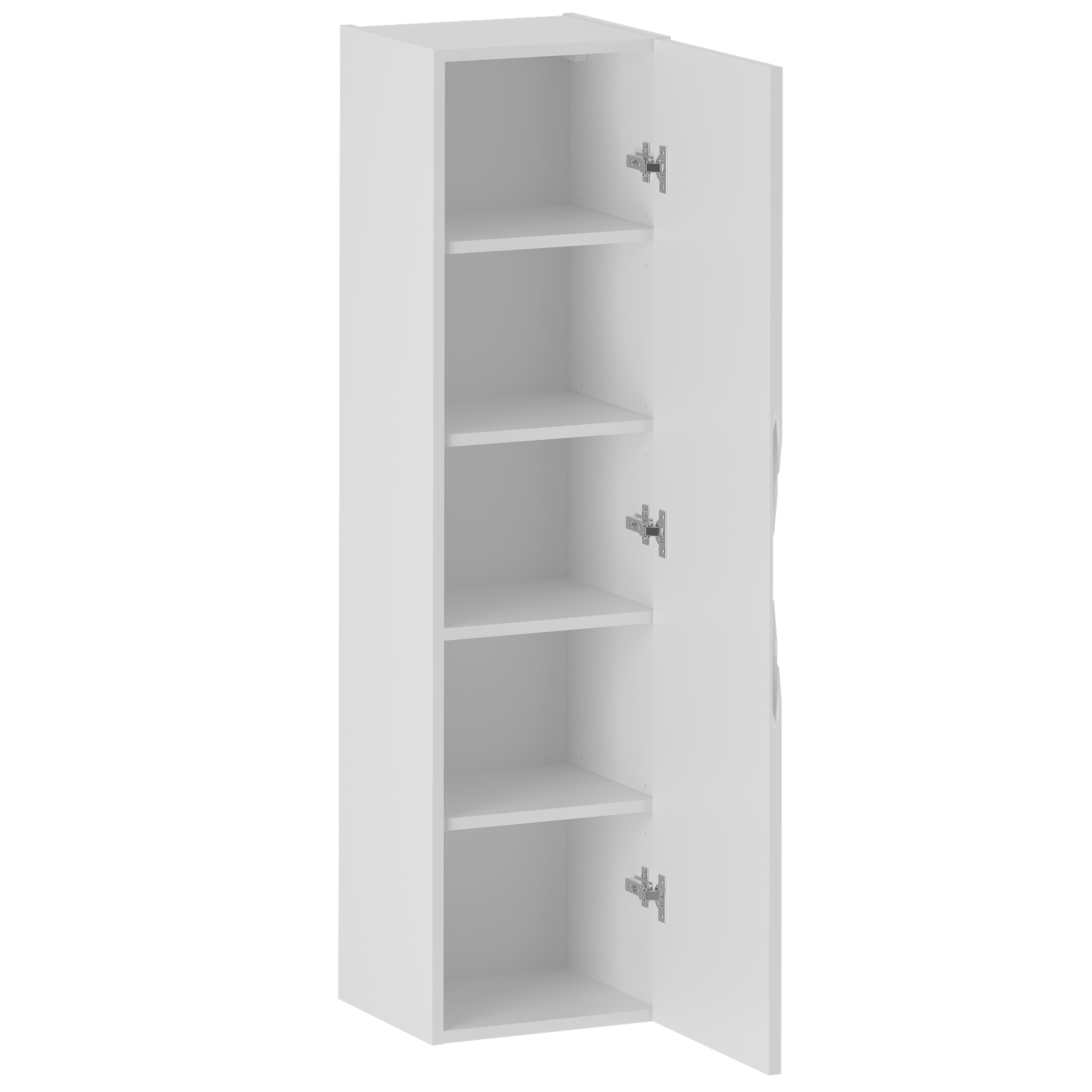 Słupek łazienkowy CLEO 130 cm BIAŁY MAT