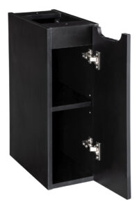 Szafka NOVA COAST EVOKE z blatem 80 cm CZARNY - Meble łazienkowe COMAD