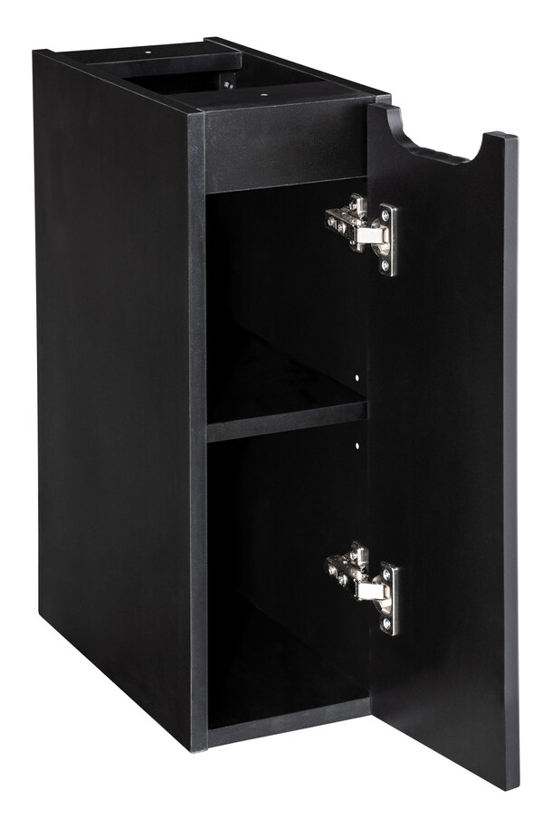 Szafka NOVA COAST EVOKE z blatem 80 cm CZARNY - Meble łazienkowe COMAD