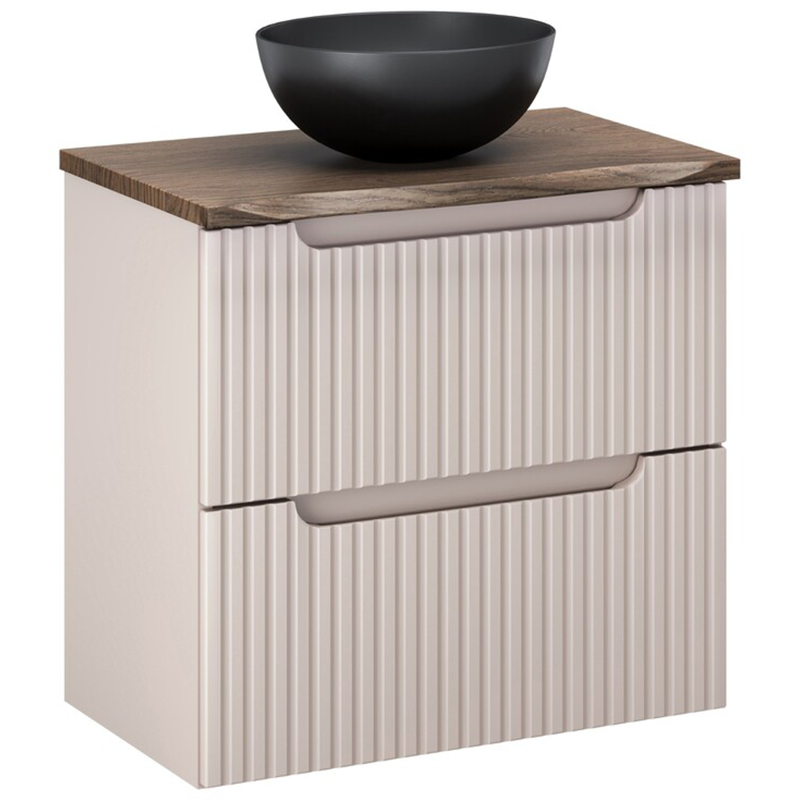 Szafka NOVA CASHMERE z blatem i umywalką 60 cm - Meble łazienkowe COMAD