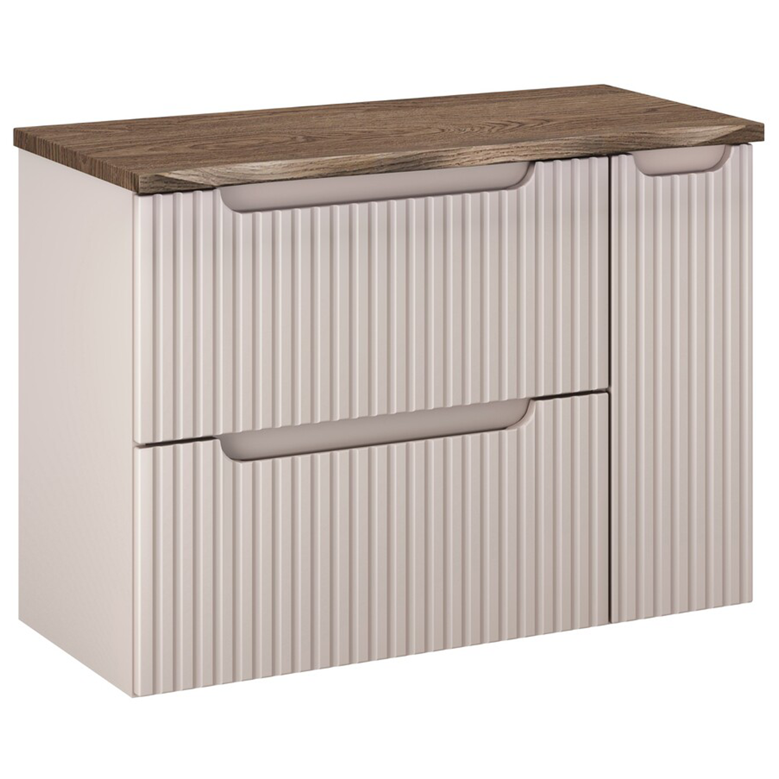 Szafka NOVA CASHMERE z cargo i blatem 80 cm - Meble łazienkowe COMAD