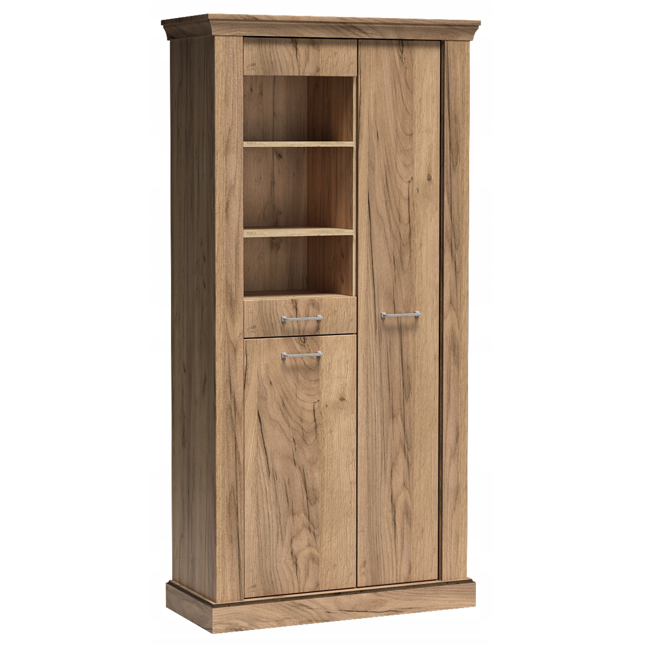 Witryna ANTICA 198 cm KRAFT ZŁOTY - Meble JARSTOL