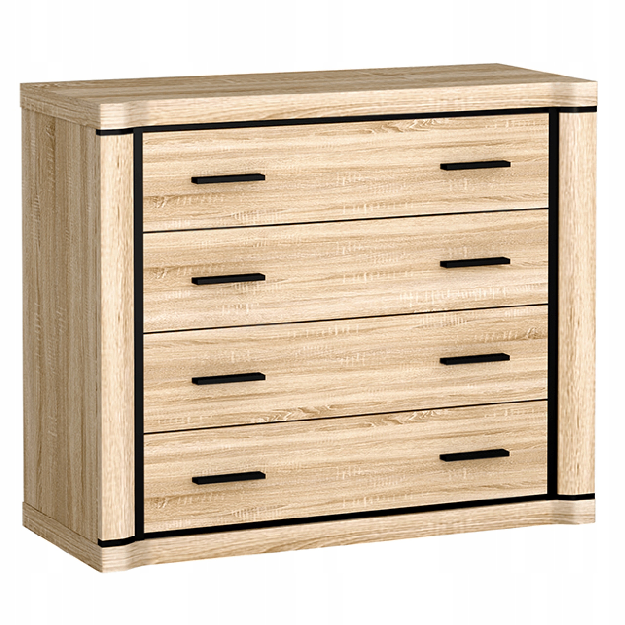 Komoda DALLAS 107 cm DĄB SONOMA - Meble JARSTOL