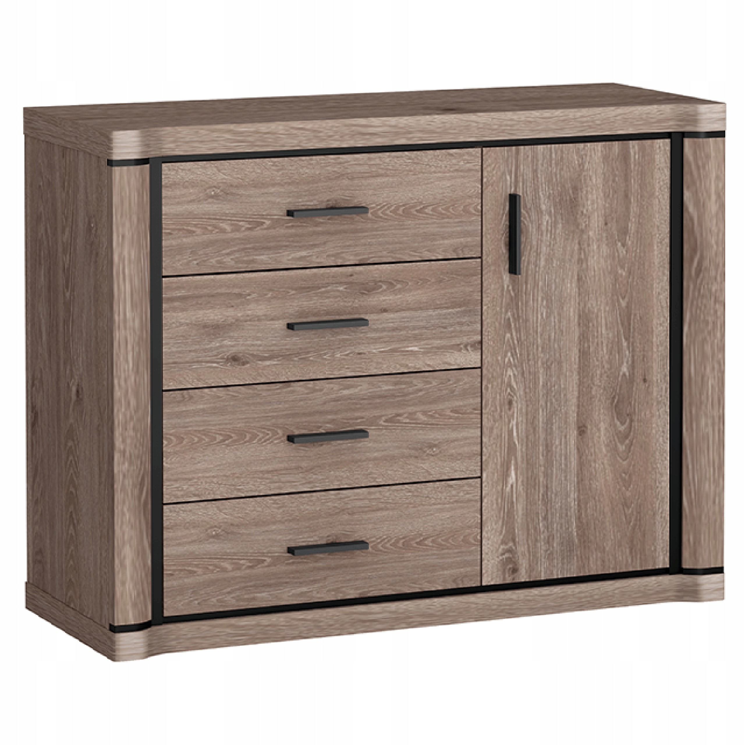 Komoda DALLAS 117 cm DĄB TRUFLOWY