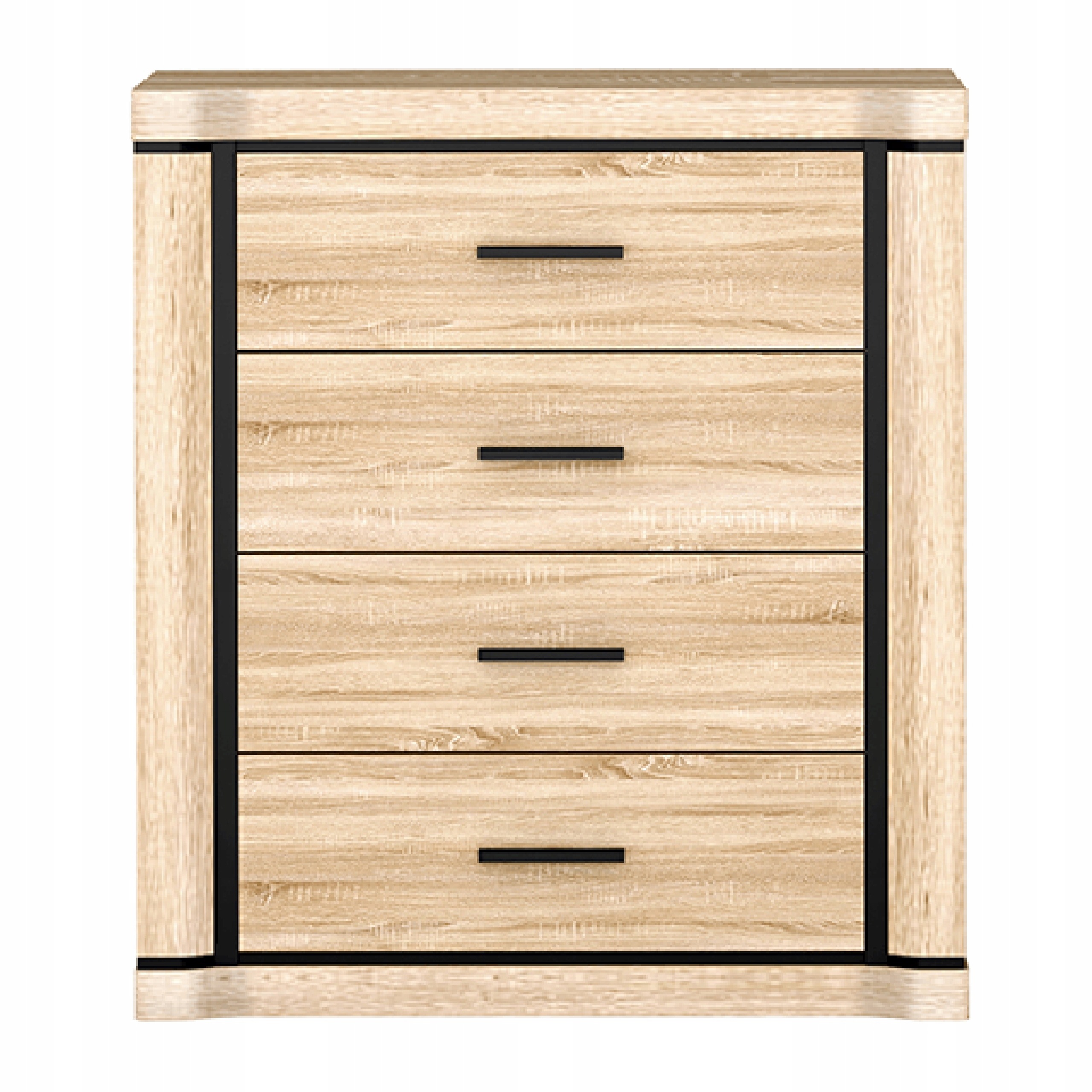 Komoda DALLAS 81 cm DĄB SONOMA - Meble JARSTOL