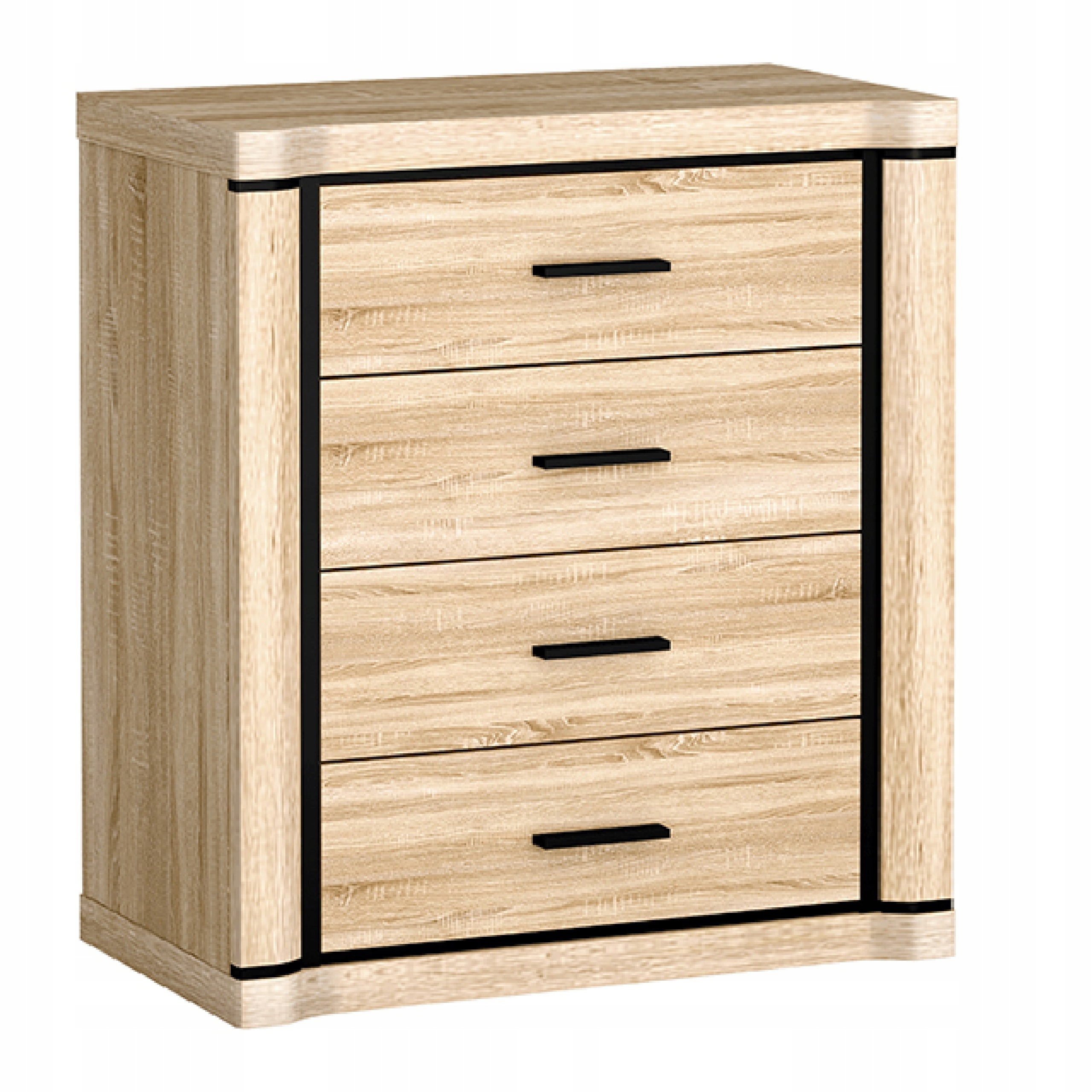 Komoda DALLAS 81 cm DĄB SONOMA - Meble JARSTOL