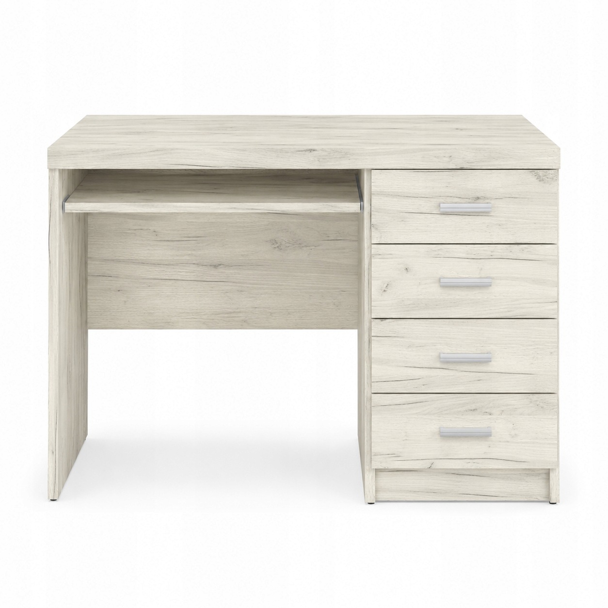 Biurko INDIANAPOLIS 120 cm KRAFT BIAŁY