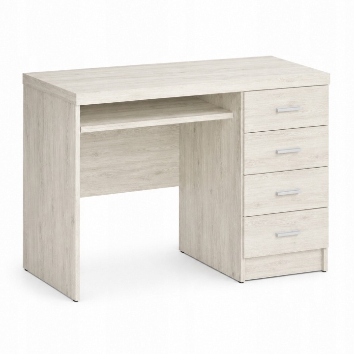 Biurko INDIANAPOLIS 120 cm KRAFT BIAŁY