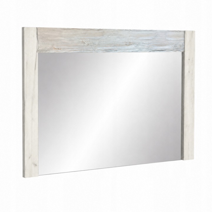 Lustro INDIANAPOLIS 120 cm KRAFT BIAŁY